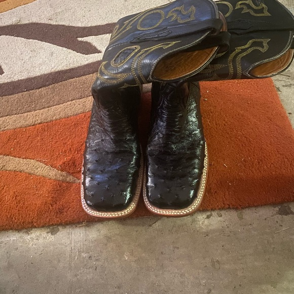 Ostrich Skin boots - Picture 1 of 6